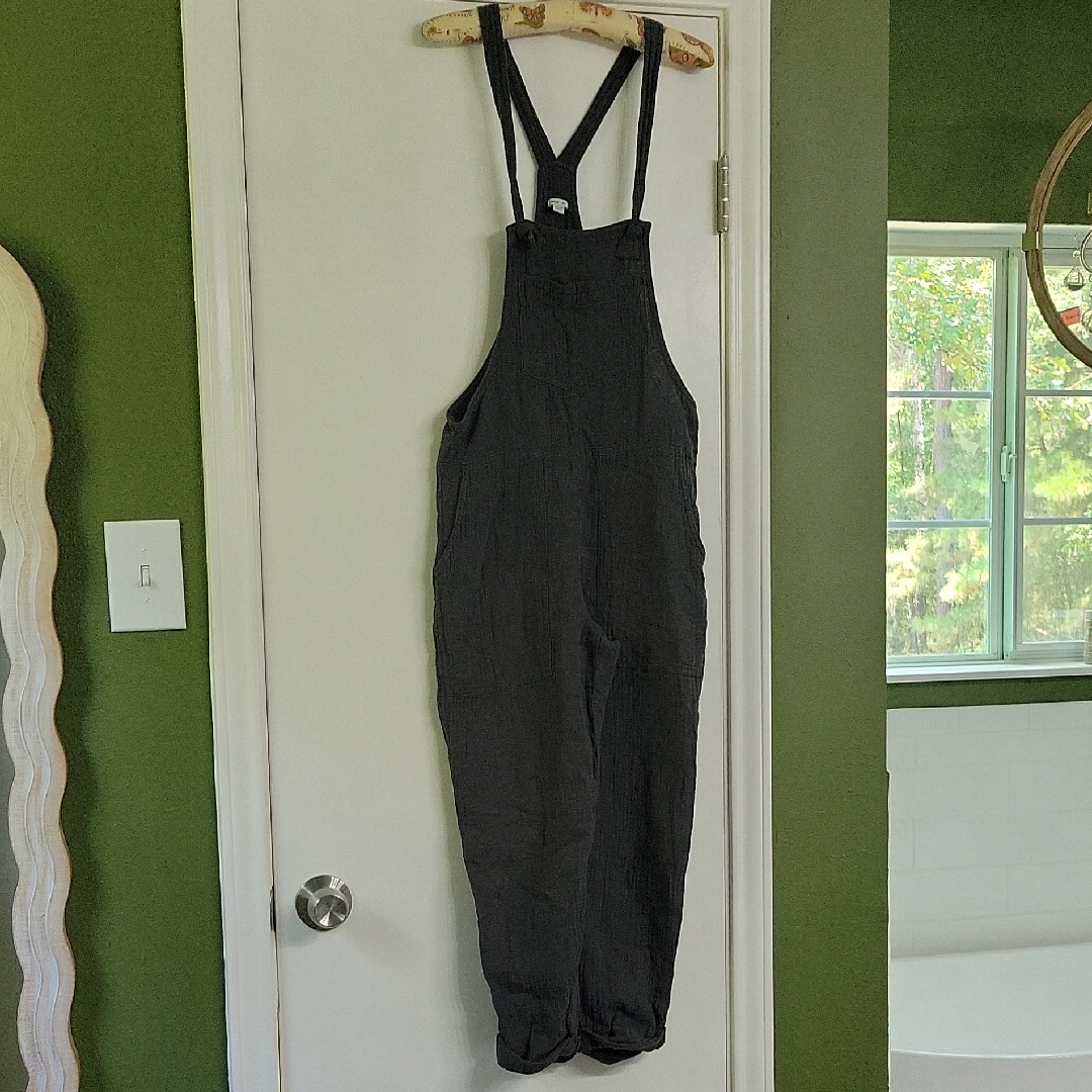 Aerie Charcoal Jumpsuit With Straps